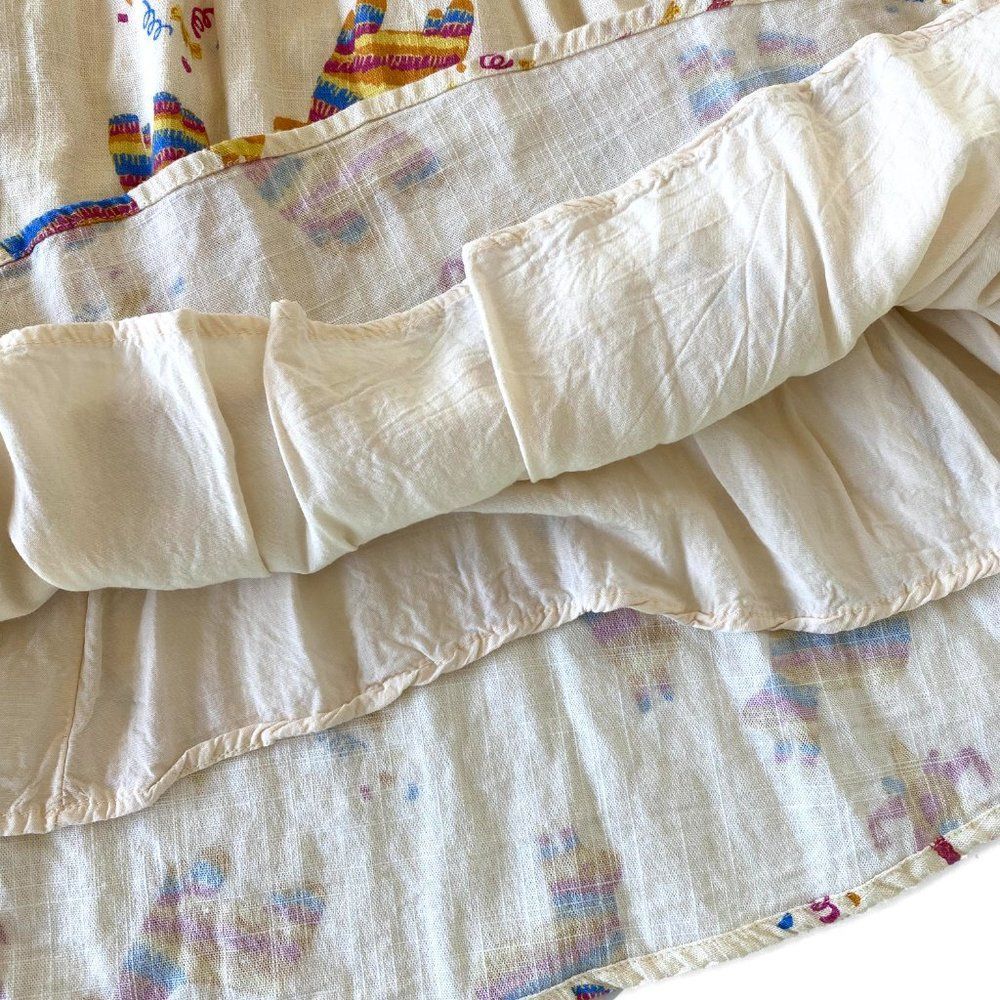 ModCloth Cream Midi Dress with Multicolor Pinata Print - Picture 8 of 10